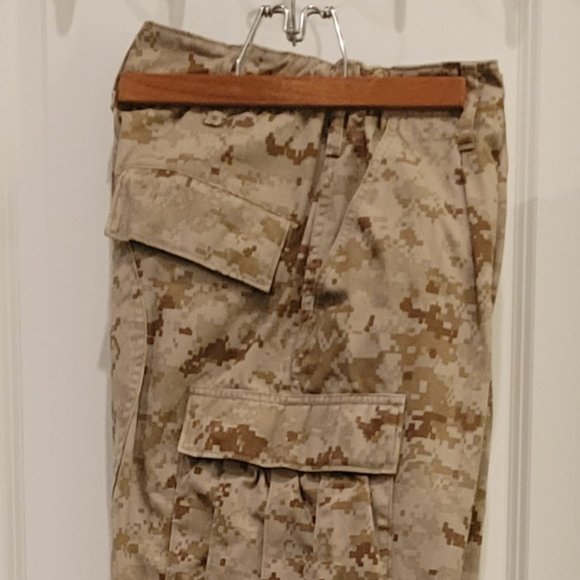USMC Surplus Desert MARPAT Trousers & BDU Shirt medium small - Picture 7 of 16